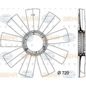 Крыльчатка вентилятора охлаждения двигателя HELLA 8MV 376 733-291