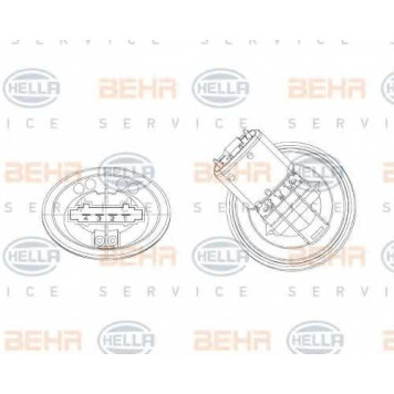Регулятор вентилятора салона HELLA 5HL 351 321-301