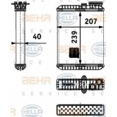Радиатор отопления салона HELLA 8FH 351 311-391