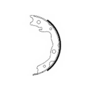 Комплект колодок стояночной тормозной системы HELLA H1682 / 8DA 355 050-031