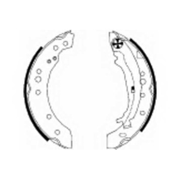 Комплект тормозных колодок для MITSUBISHI COLT(Z2#A,Z3#A) <b>HELLA 8DB 355 000-271 / H1688</b>