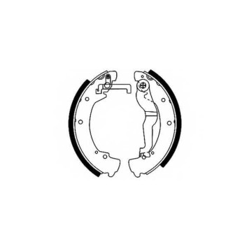 Комплект тормозных колодок для VW KOMBI(T2), TRANSPORTER(70XA, 70XB, 70XC, 70XD, 7DB, 7DK, 7DW) <b>HELLA 8DB 355 001-281 / H8705</b>