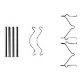Комплектующие колодок дискового тормоза HELLA K0093 / 8DZ 355 202-611