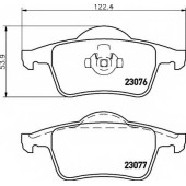 Колодки тормозные дисковые для VOLVO S60, S80(TS,XY), V70(SW), XC70 CROSS COUNTRY <b>HELLA 8DB 355 008-871 / T1190</b>