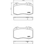 Колодки тормозные дисковые для MERCEDES C(CL203,S203,W203), CLK(A209,C209), CLS(C219), E(S211,W211), S(C215,W220), SL(R230), SLK(R171) <b>HELLA 8DB 355 010-101 / T1318</b>