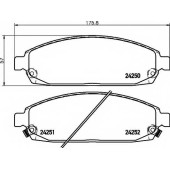 Колодки тормозные дисковые для JEEP COMMANDER(XK), GRAND CHEROKEE(WH,WK) <b>HELLA 8DB 355 012-101 / T1527</b>