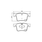 Колодки тормозные дисковые для BMW 1(E87,F20,F21), 2(F22,F23,F87), 3(F30,F31,F34,F35,F80), 4(F32,F33,F36,F82,F83), X3(F25), X4(F26) <b>HELLA 8DB 355 015-781 / T2052</b>