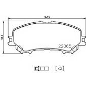 Колодки тормозные дисковые для NISSAN X-TRAIL(T32#) <b>HELLA 8DB 355 021-861 / T2425</b>