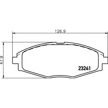 Колодки тормозные дисковые для CHEVROLET MATIZ(M200,M250), SPARK / DAEWOO LANOS(KLAT), MATIZ(KLA4,KLYA) <b>HELLA 8DB 355 017-021 / T3093</b>
