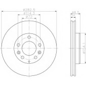 Тормозной диск HELLA PAGID 54255PRO / 8DD 355 110-361