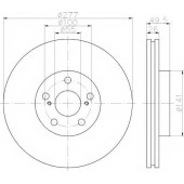 Тормозной диск HELLA PAGID 54355PRO / 8DD 355 111-631