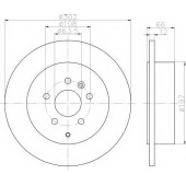 Тормозной диск HELLA PAGID 54627PRO / 8DD 355 118-911