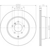 Тормозной диск HELLA PAGID 54755PRO / 8DD 355 115-291