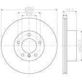 Тормозной диск HELLA PAGID 55385PRO / 8DD 355 118-041