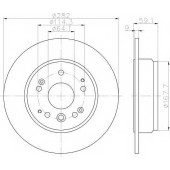 Тормозной диск HELLA PAGID 55617PRO / 8DD 355 120-321