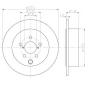Тормозной диск HELLA PAGID 55620PRO / 8DD 355 120-341