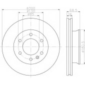 Тормозной диск HELLA PAGID 59432 / 8DD 355 117-621