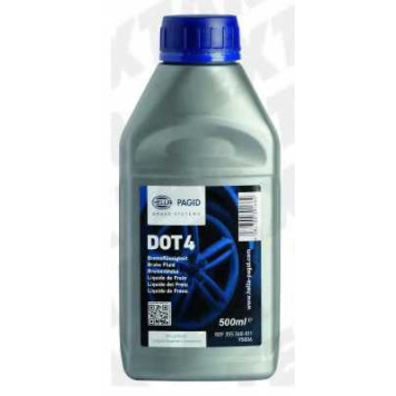 Жидкость тормозная 0.5л DOT-4 HELLA-PAGID BRAKE FLUID 8DF 355 360-011