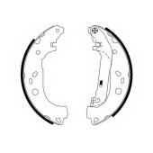 Комплект тормозных колодок для FORD TOURNEO CONNECT, TRANSIT CONNECT(P65#,P70#,P80#) <b>HELLA PAGID 8DB 355 002-731 / H9660</b>