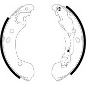 Комплект тормозных колодок для NISSAN MICRA, NOTE, TIIDA / RENAULT CLIO, MODUS, THALIA <b>HELLA PAGID 8DB 355 002-801 / H9720</b>