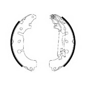 Комплект тормозных колодок для FIAT LINEA(323), PUNTO(199) / OPEL ADAM, CORSA <b>HELLA PAGID 8DB 355 002-971 / H9860</b>