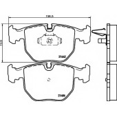 Колодки тормозные дисковые для BMW 5(E39), 7(E38), X3(E83), X5(E53) <b>HELLA PAGID 8DB 355 008-281 / T1136</b>