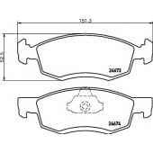 Колодки тормозные дисковые для NISSAN NP200 / RENAULT LOGAN EXPRESS, LOGAN(KS#) <b>HELLA PAGID 8DB 355 013-951 / T1772</b>
