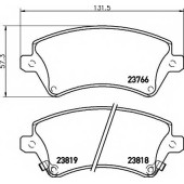 Колодки тормозные дисковые для TOYOTA COROLLA(##E11#, #E12J#, #E12T#, CDE12#, NDE12#, ZDE12#, ZZE12#) <b>HELLA PAGID 8DB 355 017-241 / T3120</b>