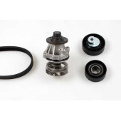 Водяной насос + комплект ручейковых ремней HEPU PK04720