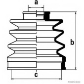 Комплект пылника приводного вала HERTH+BUSS JAKOPARTS J2865000