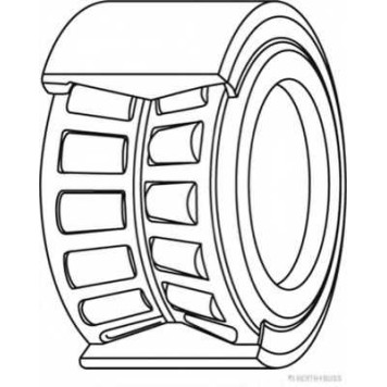 Комплект подшипника ступицы колеса HERTH+BUSS JAKOPARTS J4700307-1