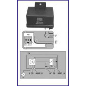 Реле, система накаливания HUCO 132050