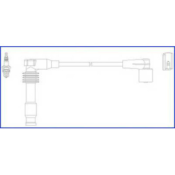 Комплект проводов зажигания HUCO 134812