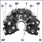 Выпрямитель генератора HUCO 139450