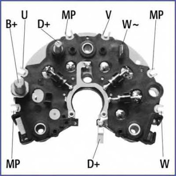 Выпрямитель генератора HUCO 139450