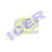 Колодки тормозные дисковые для MERCEDES G(W460,W461,W463), HENSCHEL, O 408, T1(601,602), T1/TN, T2/L, T2/LN1 / VW LT(281-363,291-512,293-909) <b>ICER 140405 / 20784</b>