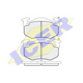 Колодки тормозные дисковые для CITROEN SAXO, XSARA, ZX / PEUGEOT 106, 205, 206, 306, 309 / RENAULT 11, 19, 5, 9, CLIO, MEGANE, SUPER 5, THALIA <b>ICER 180649 / 20973</b>