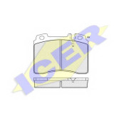 Колодки тормозные дисковые для MERCEDES , 190, C, CABRIOLET, CLK, COUPE, E, KOMBI, SL <b>ICER 180861 / 21153</b>