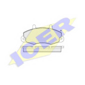 Колодки тормозные дисковые для FORD TRANSIT TOURNEO, TRANSIT(E# #) <b>ICER 140896 / 21470</b>