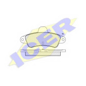 Колодки тормозные дисковые для FORD COUGAR(EC#), MONDEO(BAP,BFP,BNP,GBP) <b>ICER 180918 / 21586</b>
