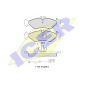 Колодки тормозные дисковые для MERCEDES SPRINTER(901,902) <b>ICER 141102 / 21621</b>