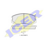 Колодки тормозные дисковые для DAIHATSU ATRAI, BEGO, EXTOL, HIJET, RUSH, TERIOS / MITSUBISHI COLT, LANCER, MIRAGE / TOYOTA CAMI, CAMRY, RUSH <b>ICER 181129 / 21650</b>