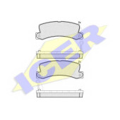 Колодки тормозные дисковые для LEXUS ES, RX / TOYOTA AVENSIS, CALDINA, CAMRY, CARINA E, CARINA, CELICA, CORONA, HARRIER, VISTA, WINDOM <b>ICER 180734 / 21833</b>
