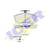 Колодки тормозные дисковые для MITSUBISHI CARISMA(DA#) <b>ICER 181117 / 23080</b>