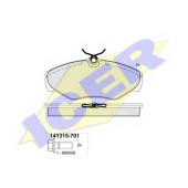 Колодки тормозные дисковые для NISSAN INTERSTAR, PRIMASTAR / OPEL VIVARO / RENAULT AVANTIME, ESPACE, TRAFIC <b>ICER 141315-701 / 23099</b>