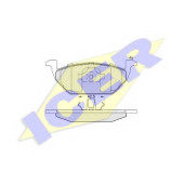 Колодки тормозные дисковые для AUDI A3(8L1) / SKODA OCTAVIA(1U2,1U5) / VW BORA(1J2,1J6), GOLF(1J1) <b>ICER 181184 / 23130</b>