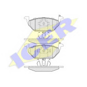 Колодки тормозные дисковые для AUDI A1, A3 / SKODA CITIGO, FABIA, OCTAVIA, RAPID, ROOMSTER / VW BEETLE, BORA, FOX, GOLF, LOAD UP, POLO, UP <b>ICER 181338 / 23130</b>