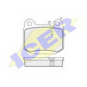 Колодки тормозные дисковые для MERCEDES M(W163) <b>ICER 181391 / 23157</b>