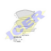 Колодки тормозные дисковые для OPEL CORSA(F08,F68,W5L) <b>ICER 181353-701 / 23225</b>