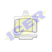 Колодки тормозные дисковые для CITROEN C5(DC#,DE#,RC#,RE#) <b>ICER 181407 / 23305</b>